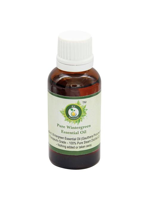 r v essential pure wintergreen essential oil 15ml- gaultheria procumbens (100% pure and natural steam distilled) - 16283897 - Very Small Image - 1
