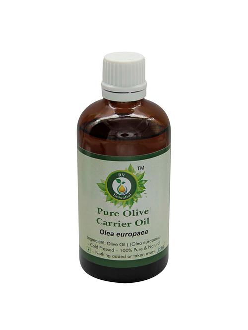 r v essential pure olive carrier oil 50ml- olea europaea (100% pure and natural cold pressed) - 16283958 - Very Small Image - 1