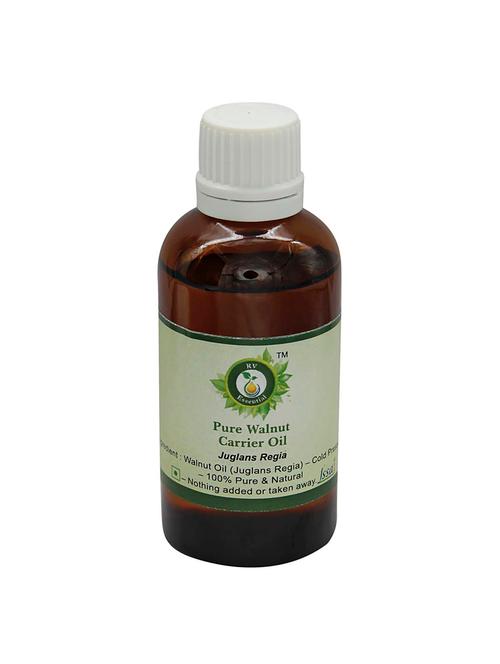r v essential pure walnut carrier oil 50ml- juglans regia (100% pure and natural cold pressed) - 16283988 - Very Small Image - 1