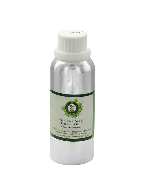 r v essential pure flax seed carrier oil 630ml- linum usitatissimum (100% pure and natural cold pressed) - 16284182 - Very Small Image - 1