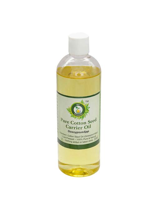 r v essential pure cotton seed carrier oil 200ml- gossypium spp (100% pure and natural cold pressed) - 16284199 - Very Small Image - 1