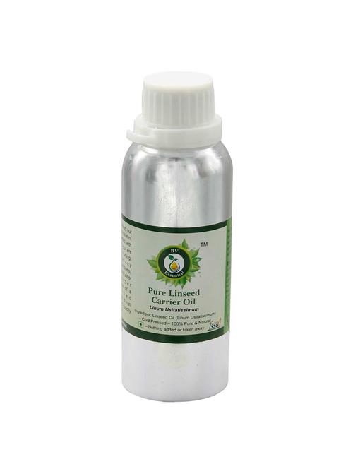 r v essential pure linseed carrier oil 630ml- linum usitatissimum (100% pure and natural cold pressed) - 16284208 - Very Small Image - 1
