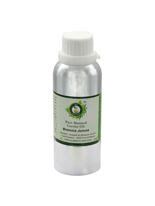 r v essential pure mustard carrier oil 300ml- brassica juncea (100% pure and natural cold pressed) - 16284227 - Very Small Image - 1
