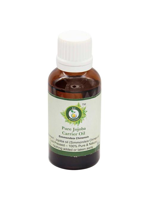 r v essential pure jojoba carrier oil 15ml- simmondsia chinensis (100% pure and natural cold pressed) - 16284255 - Very Small Image - 1