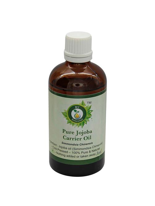 r v essential pure jojoba carrier oil 100ml- simmondsia chinensis (100% pure and natural cold pressed) - 16284259 - Very Small Image - 1