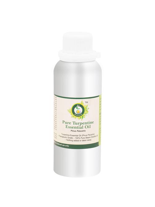 r v essential pure turpentine essential oil 300ml- pinus palustris (100% pure and natural steam distilled) - 16284299 - Very Small Image - 1