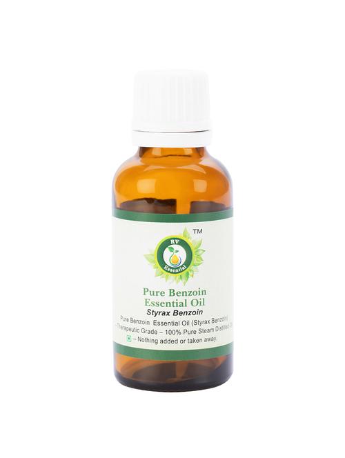 r v essential pure benzoin essential oil 10ml- styrax benzoin (100% pure and natural steam distilled) - 16284324 - Very Small Image - 1