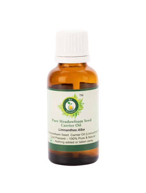r v essential pure meadowfoam carrier oil 50ml- limnanthes alba (100% pure and natural cold pressed) - 16284341 - Very Small Image - 1