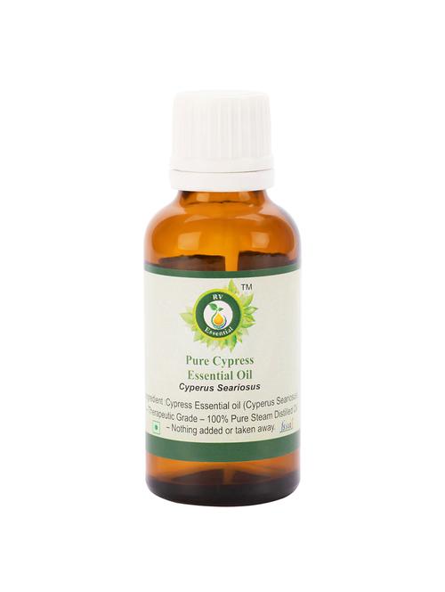 r v essential pure cypress essential oil 50ml- cyperus seariosus (100% pure and natural steam distilled) - 16284351 - Very Small Image - 1