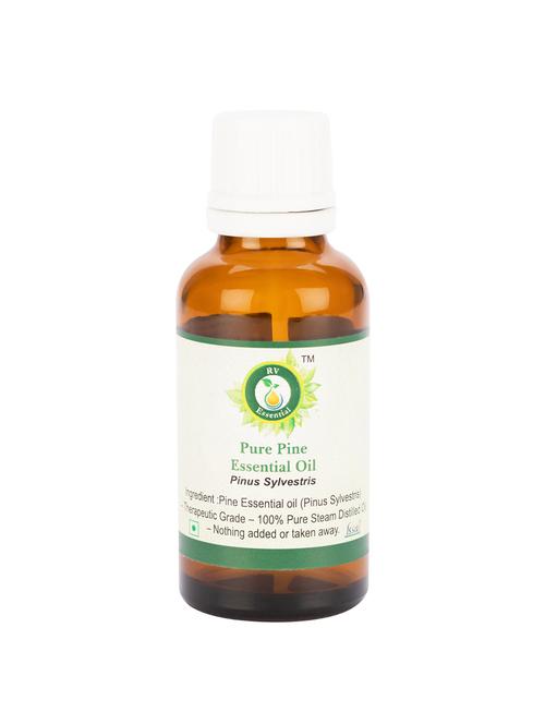 r v essential pure pine essential oil 50ml- pinus sylvestris (100% pure and natural steam distilled) - 16284383 - Very Small Image - 1