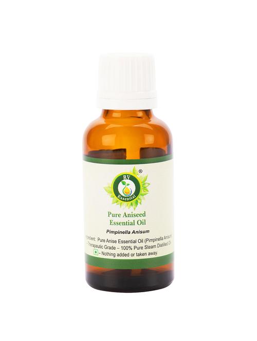 r v essential pure aniseed essential oil 15ml- pimpinella anisum (100% pure and natural steam distilled) - 16284462 - Very Small Image - 1