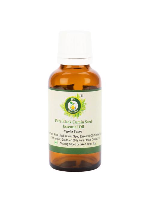 r v essential pure black cumin seed essential oil 30ml- nigella sativa (100% pure and natural steam distilled) - 16284490 - Very Small Image - 1
