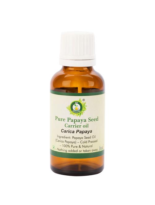 r v essential pure papaya seed carrier oil 30ml- carica papaya (100% pure and natural cold pressed) - 16284493 - Very Small Image - 1