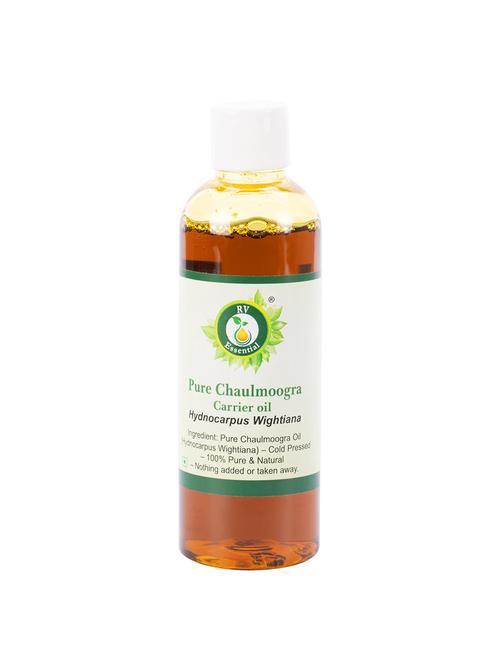 r v essential pure chaulmoogra carrier oil 200ml- hydnocarpus wightiana (100% pure and natural cold pressed) - 16284518 - Very Small Image - 1