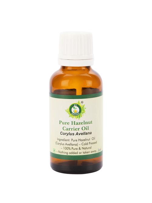 r v essential pure hazelnut carrier oil 50ml- corylus avellana (100% pure and natural cold pressed) - 16284538 - Very Small Image - 1