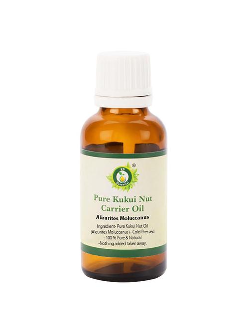 r v essential pure kukui nut carrier oil 30ml- aleurites moluccanus (100% pure and natural cold pressed) - 16284541 - Very Small Image - 1