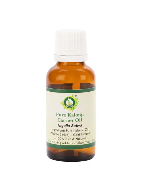 r v essential pure kalonji carrier oil 100ml- nigella sativa (100% pure and natural cold pressed) - 16284547 - Very Small Image - 1