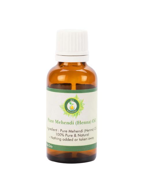 r v essential pure mehendi (henna) oil 50ml- (100% pure and natural) - 16284582 - Very Small Image - 1