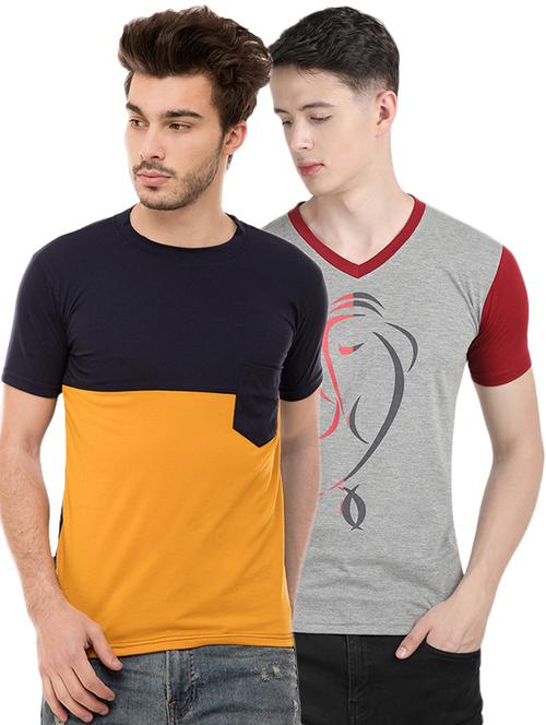 multi colored combo t-shirt - 16284612 - Very Small Image - 1