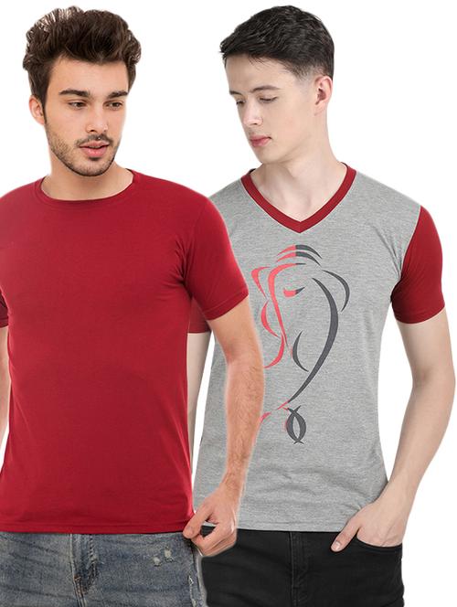multi colored combo t-shirt - 16284617 - Very Small Image - 1