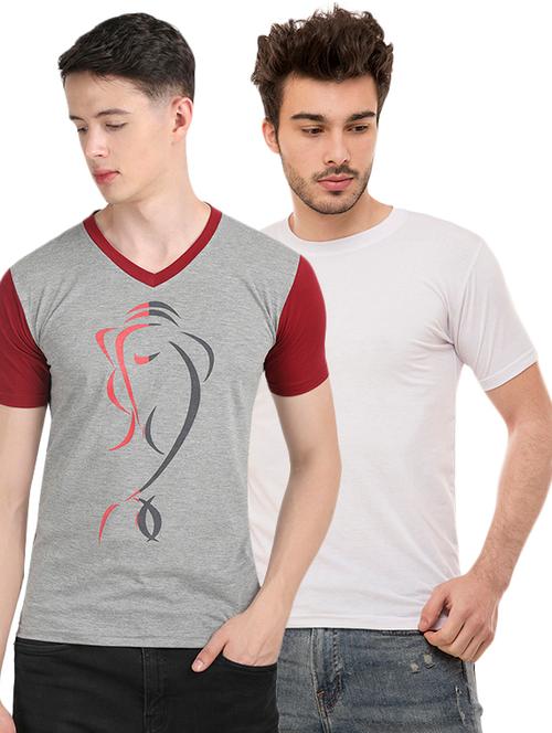 multi colored combo t-shirt - 16284618 - Very Small Image - 1