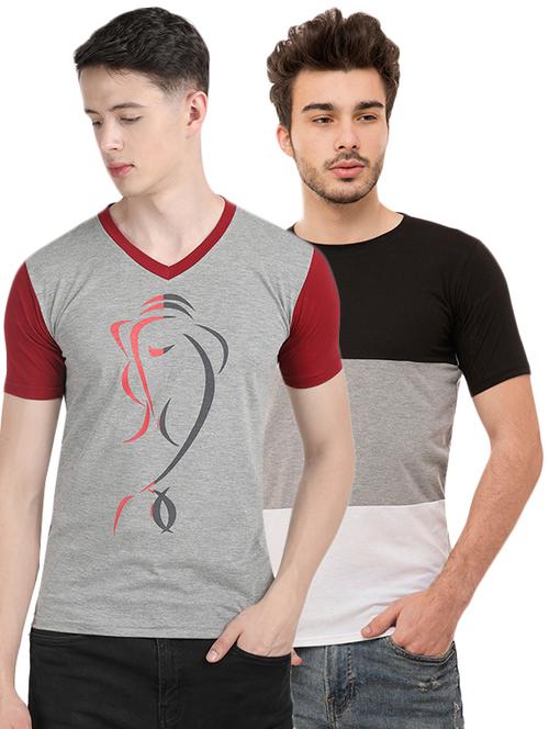 multi colored combo t-shirt - 16284621 - Very Small Image - 1
