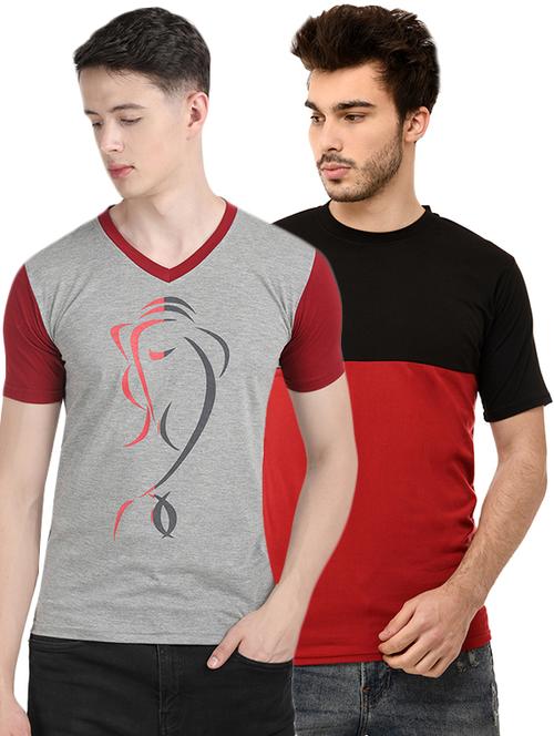 multi colored combo t-shirt - 16284625 - Very Small Image - 1