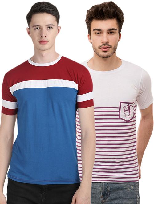 multi colored combo t-shirt - 16284638 - Very Small Image - 1