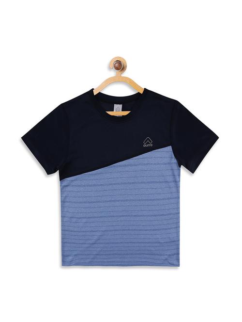 round neck color block t-shirt - 16285570 - Very Small Image - 1