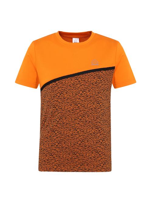 round neck textured t-shirt - 16285573 - Very Small Image - 1