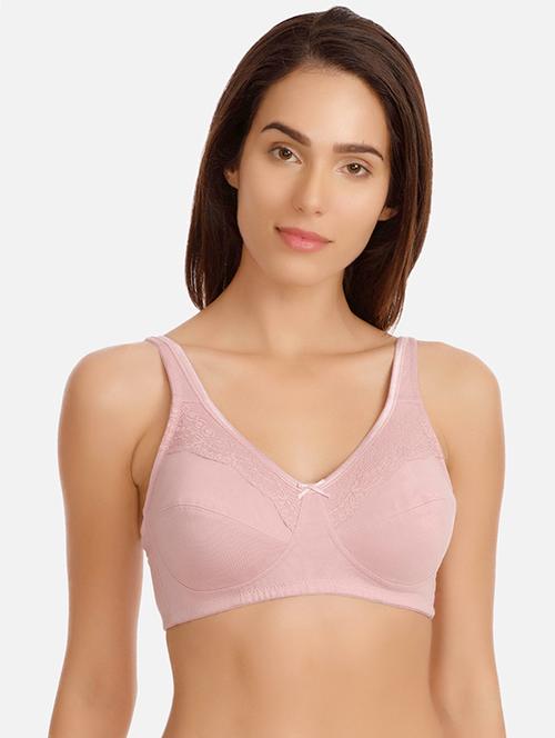 lace trim bow patch bra - 16285809 - Very Small Image - 1