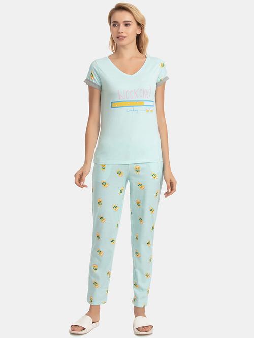 quirky print nightwear set - 16286378 - Very Small Image - 1
