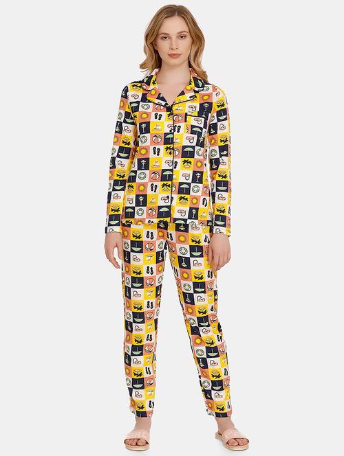 quirky print nightwear set - 16286387 - Very Small Image - 1