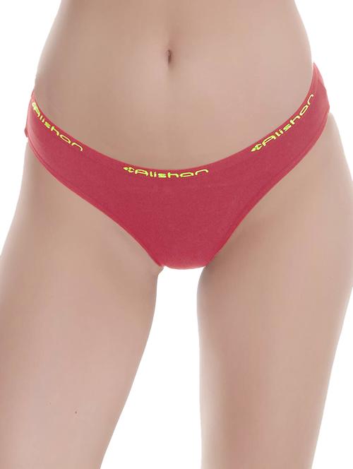 low rise solid bikini panty - 16286910 - Very Small Image - 1