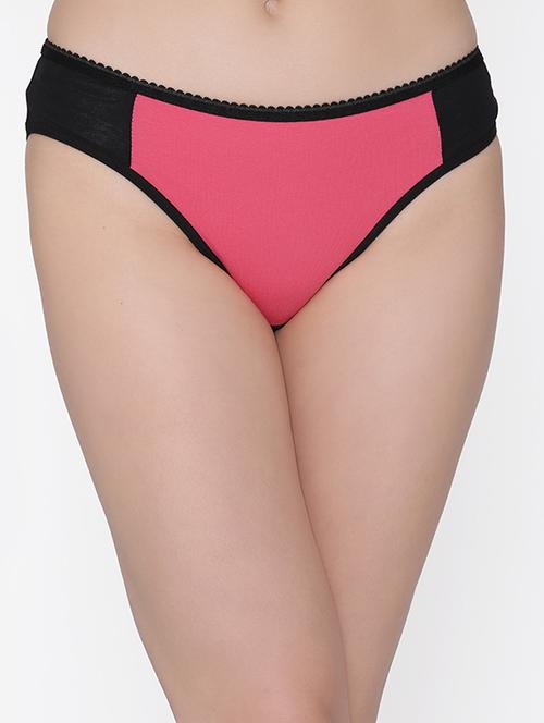 color block mid rise panty - 16286940 - Very Small Image - 1