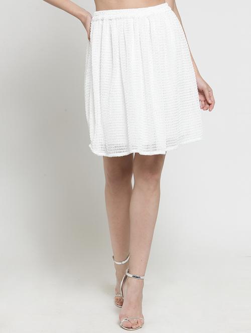 high rise flared skirt - 16287124 - Very Small Image - 1
