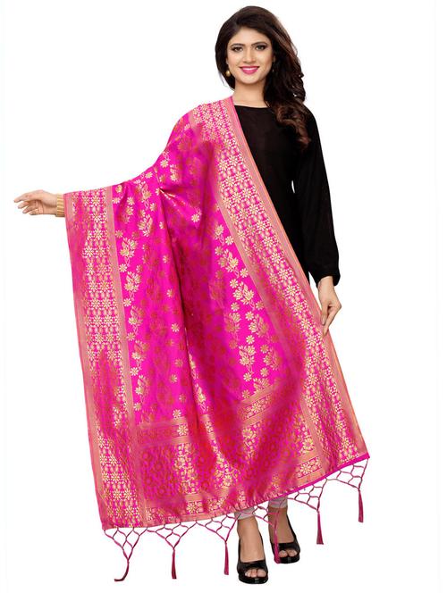 zari banarasi dupatta - 16287632 - Very Small Image - 1