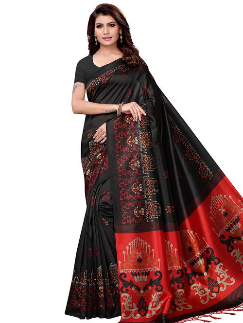 printed bhagalpuri saree with blouse - 16288550 - Very Small Image - 1