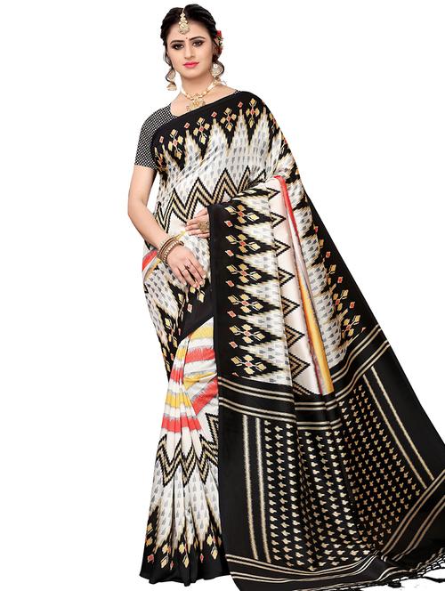 chevron bhagalpuri saree with blouse - 16288590 - Very Small Image - 1