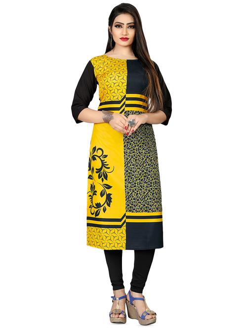 printed straight kurta - 16288604 - Very Small Image - 1