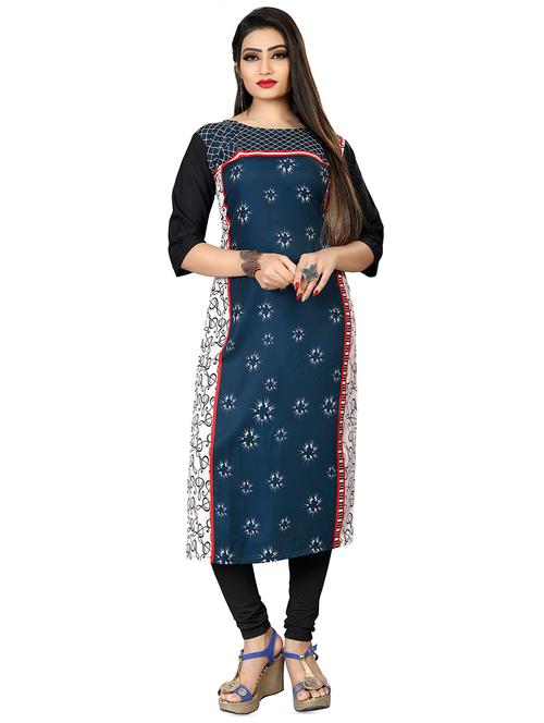 floral straight kurta - 16288605 - Very Small Image - 1