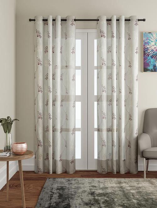 sheer curtain with embroidery door curtain - 16289063 - Very Small Image - 1