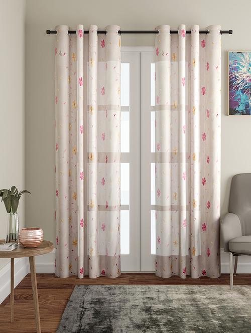 sheer curtain with embroidery door curtain - 16289071 - Very Small Image - 1