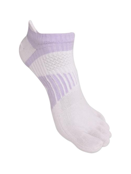 purple cotton ankle length sock - 16291869 - Very Small Image - 1