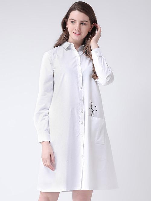 quirky patch pocket patch a-line dress - 16293421 - Very Small Image - 1