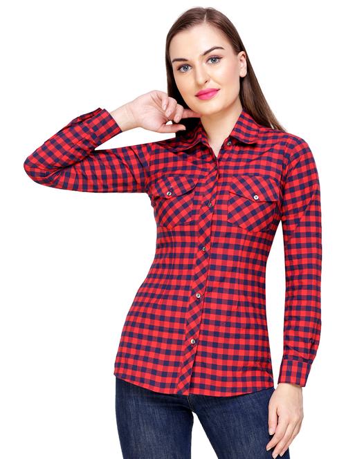 pocket patch chekered shirt - 16295741 - Very Small Image - 1