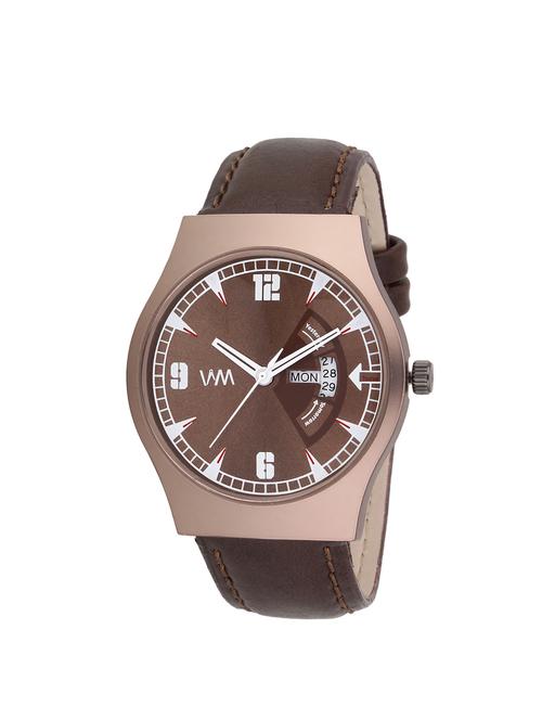 watch me strap round dial analog watch for boys and men ddwm-104 - 16296488 - Very Small Image - 1