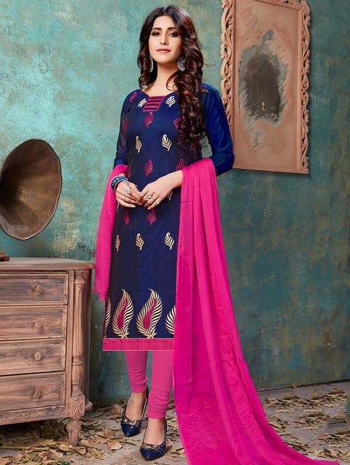 embroidered unstitched suit - 16296996 - Very Small Image - 1