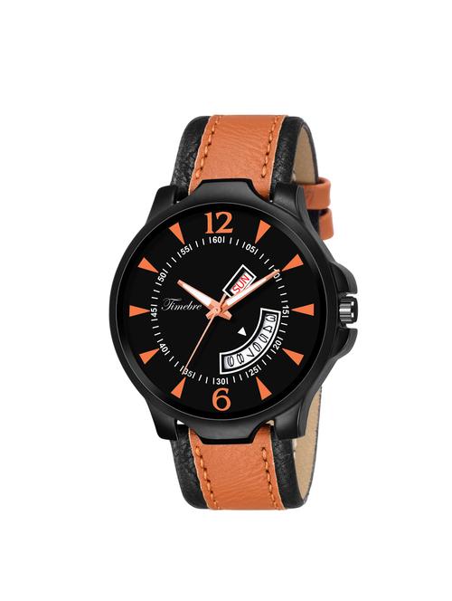 time quartz round dial analog watch (tmgxblk859-2) - 16298596 - Very Small Image - 1