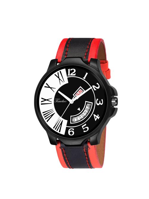 time quartz round dial analog watch (tmgxblk861-2) - 16298598 - Very Small Image - 1